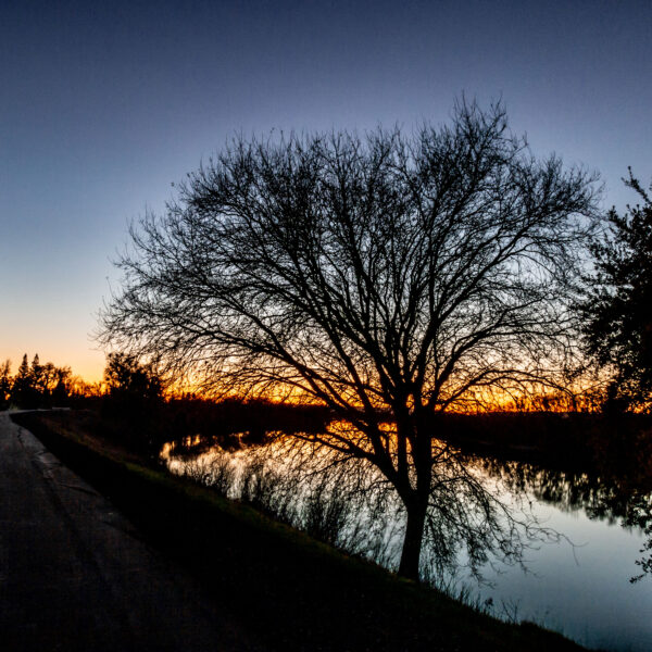 Sunset Sacramento River