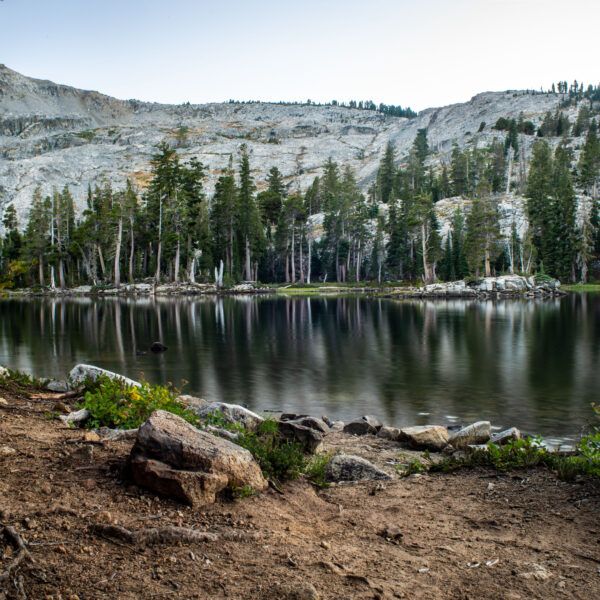 Alpine lake on Tahoe Rim Trail